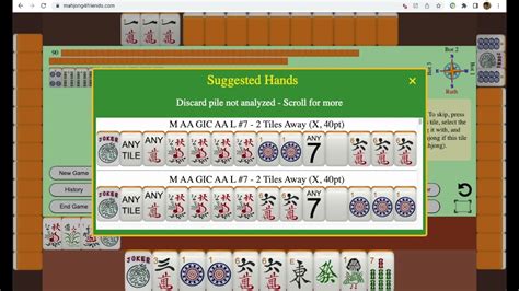 Playing Marvelous Mah Jongg online using Mahjong 4 Friends.